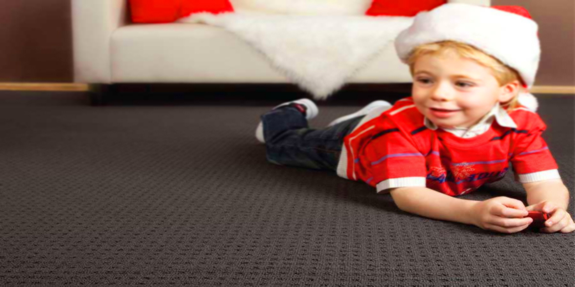 kid on carpet floor